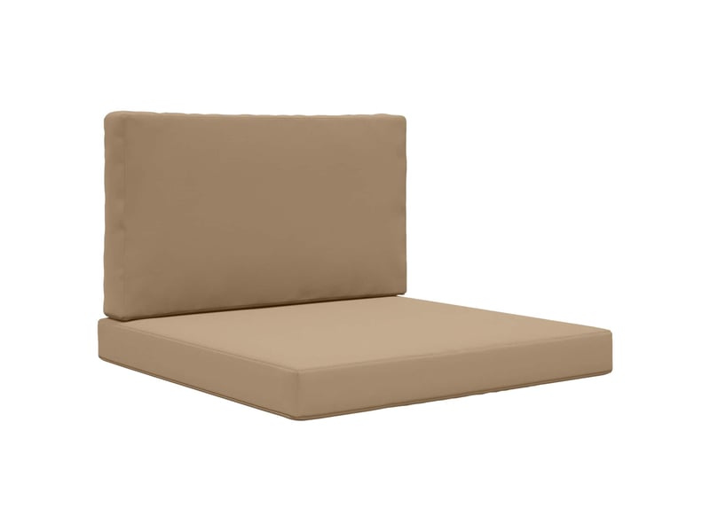 Coussin de canapé d'extérieur, coussin de chaise polyester taupe 80 x 80 cm cf54167  - Conforama A