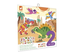 Stickers repositionnables - dinos