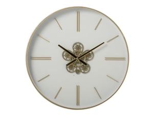Horloge murale design runa 70cm blanc