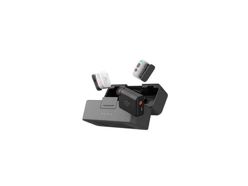  Microphone sans fil ultra compact 2 tx 1 rx avec etui de charge et enregistrement 32 bits flottant 1-23418252 - Conforama A