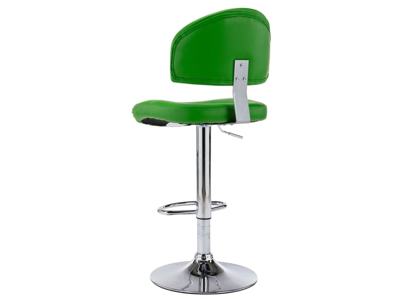  Lot de 2 tabouret de bar, chaise de bar vert similicuir shl92121  - Conforama E