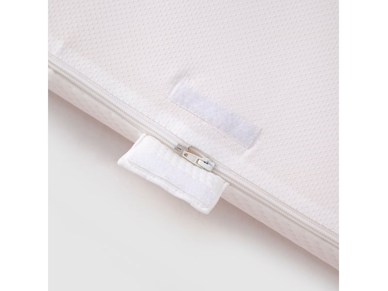  Matelas 2 places 180x200 cm h3 blanc en mousse, housse lavable certifiée oeko tex standard 100, 5 cm  - Conforama E