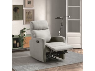 Fauteuil relax manuel MERIAL <strong>ALTOBUY</strong> Polyester gris