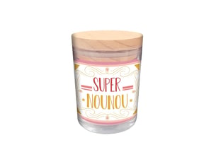 Sainik - bougie verre super nounou