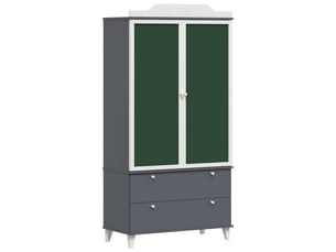 Armoire de rangement créatif pour enfants roros gris et blanc shl33385