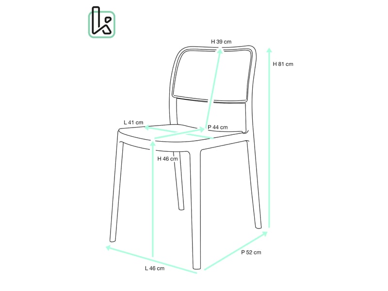  Lot de 2 chaises de cuisine empilables yao imitation rotin noir et beige 481-YAO-NOIR-BEIGE - Conforama E