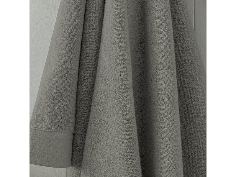 Drap de bain softy 100 x 150 cm éponge zero twist 100% coton peigné 600 gm² ardoise CP-DDBAINSOFTY-ARDOISE - Conforama E