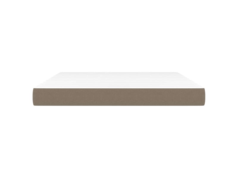  Matelas de lit à ressorts ensachés fermeté moyenne taupe 160x200x20 cm tissu  - Conforama C