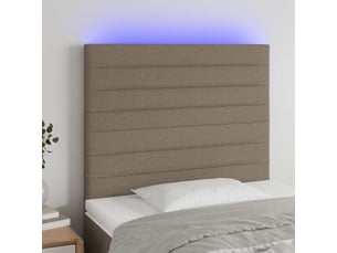 Tete de lit A poser largeur 90 cm taupe