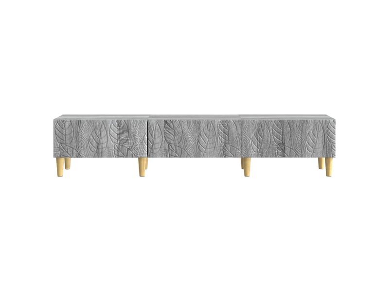  Meuble tv - banc tv - meuble de rangement 147 x 34,5 x 30 cm sonoma gris bois d'ingénierie  - Conforama E