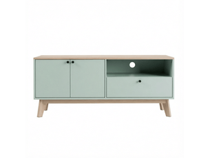 Meuble tv coloris vert 120 cm MEUBLIV