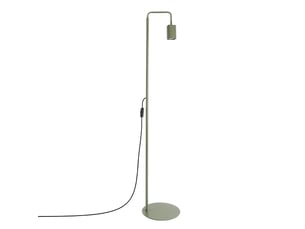 Lampadaire rayo 1 vert olive aluminium moderne 160x30x30cm