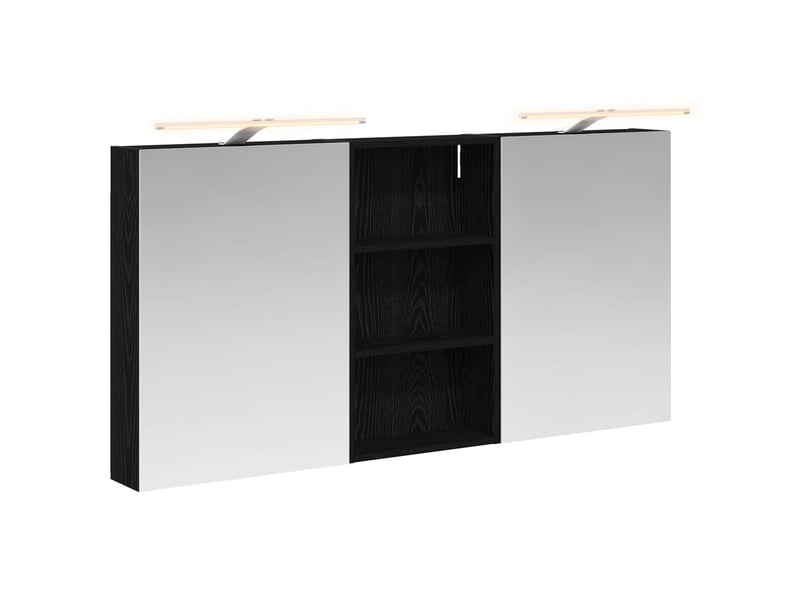 Ensemble de meubles de salle de bain 3 pcs 140x14.5x70 cm shl8633 - Conforama A