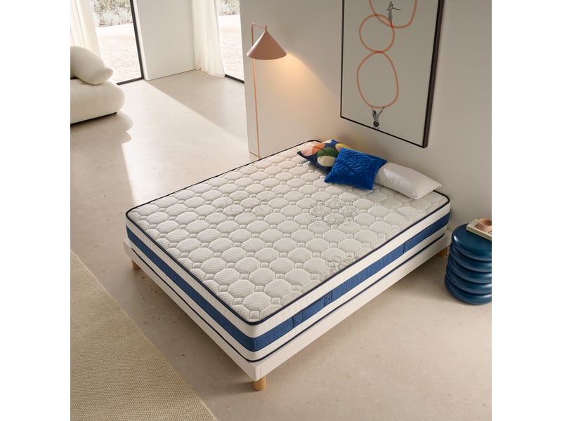  Matelas à mémoire de forme luxury air balance - mi-ferme, accueil mémoire de forme, 4 poignées 8435720075151 - Conforama C