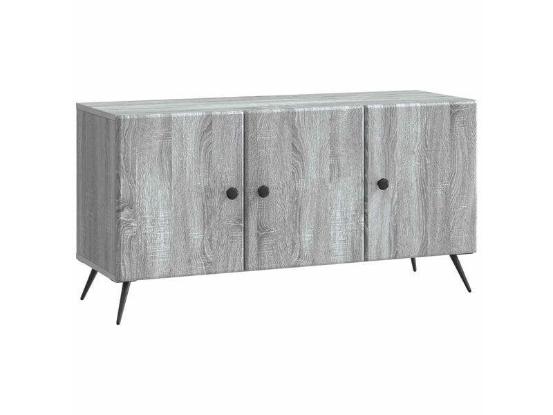  Meuble tv - banc tv - meuble de rangement sonoma gris 99 x 34,5 x 50 cm bois d'ingénierie  - Conforama A