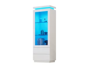 Vitrine coloris blanc  OOIILLEE Luxe haut de gamme - 60 cmx171 cm