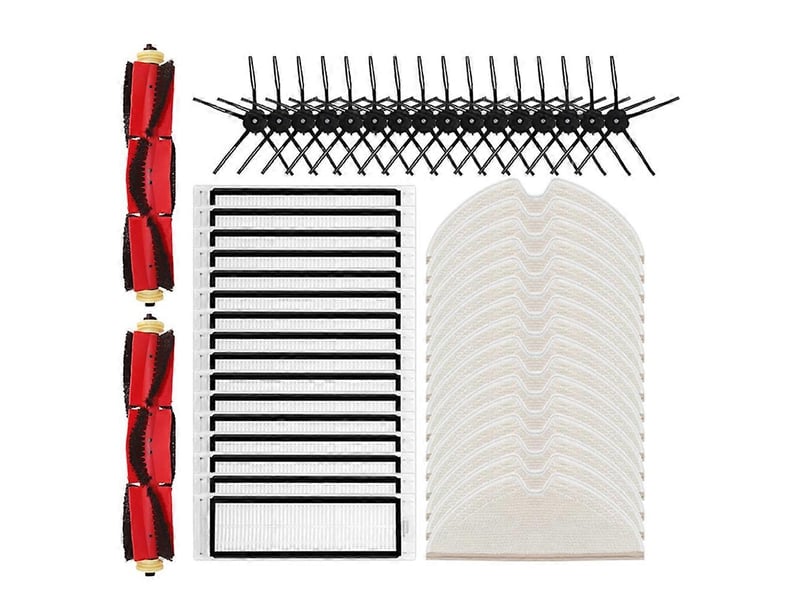 Accessories compatible for s5s5 maxs6s6 maxvs6 puree4e5s51s52s55 main side brush filter mop cloth - Conforama A