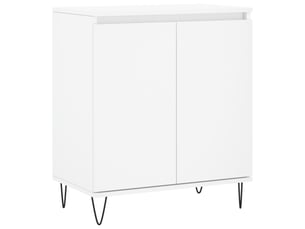 Buffet - bahut - meuble de rangement blanc 60x35x70 cm bois d'ingénierie