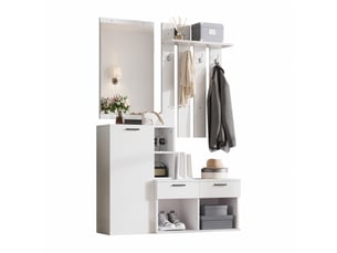 Console 2 tiroir(s)  coloris blanc <strong></strong> <strong></strong> - longueur 120 cm - 120 cm