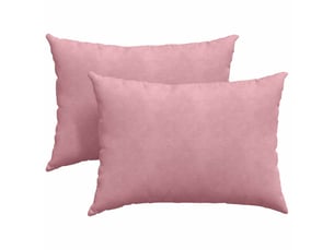 Lot de 2 coussins de canapé, coussins décoratifs rose 70 x 50 cm cf59152
