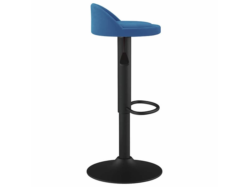  Lot de 2 tabouret de bar, chaise de bar bleu velours shl64970  - Conforama E