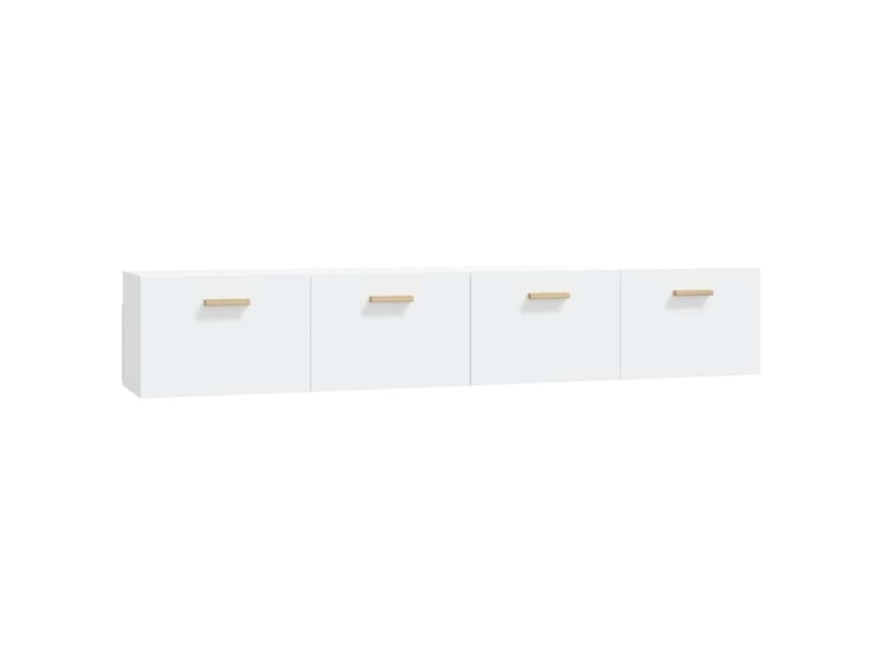  Armoires murales 2 pcs salon blanc 100x36,5x35cm bois d'ingénierie shl1983  - Conforama A