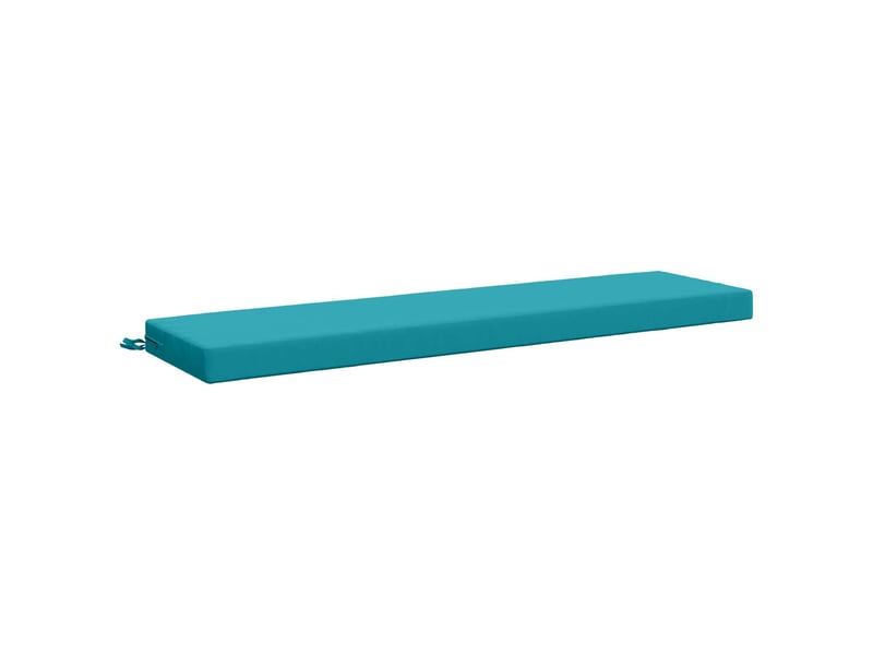 Lot de 2 coussins de banc, coussins d'assise soest 100 % polyester turquoise cf57519 - Conforama D
