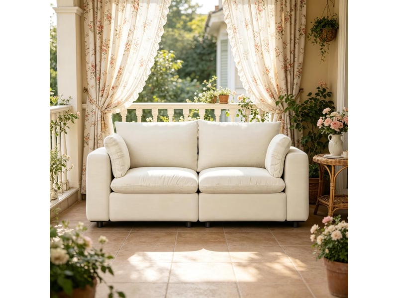  Canapé modulable, canapé de salon, design moderne, pour chambre, pour intérieur, mobilier pour espace de vie  - Conforama R