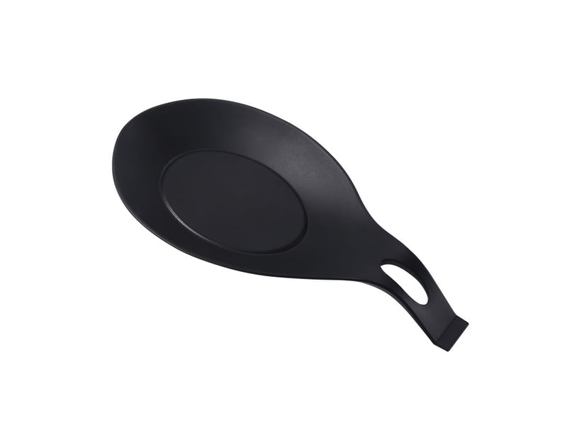Repose-cuillère multifonction en silicone, résistant à la chaleur, idéal pour la cuisine (noir) - Conforama B