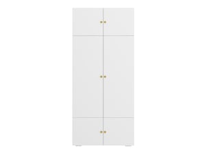 Armoire LEYTN coloris blanc largeur 90 cm