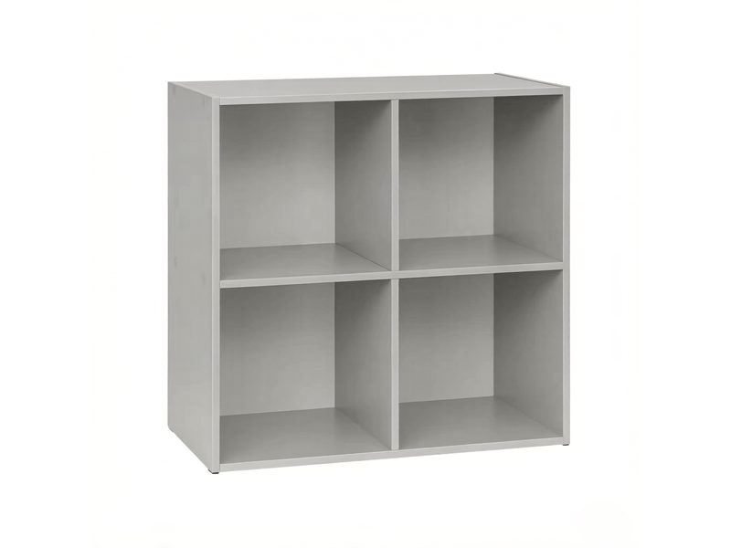 Bibliothèque cube compacte, étagère rangement moderne, meuble présentoir et buffet polyvalent - Conforama A