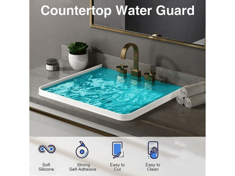  Seuil de douche rabattable de 100 cm, paroi de douche et séparation sèche et humide de la baignoire  - Conforama E