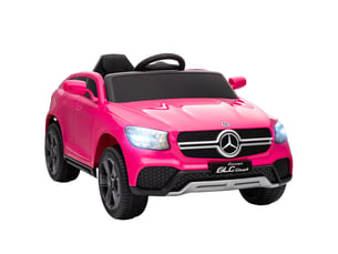 Voiture électrique pour enfants, 12 v, avec télécommande, lumières led, musique, 3 vitesses, 3-6 ans, rose