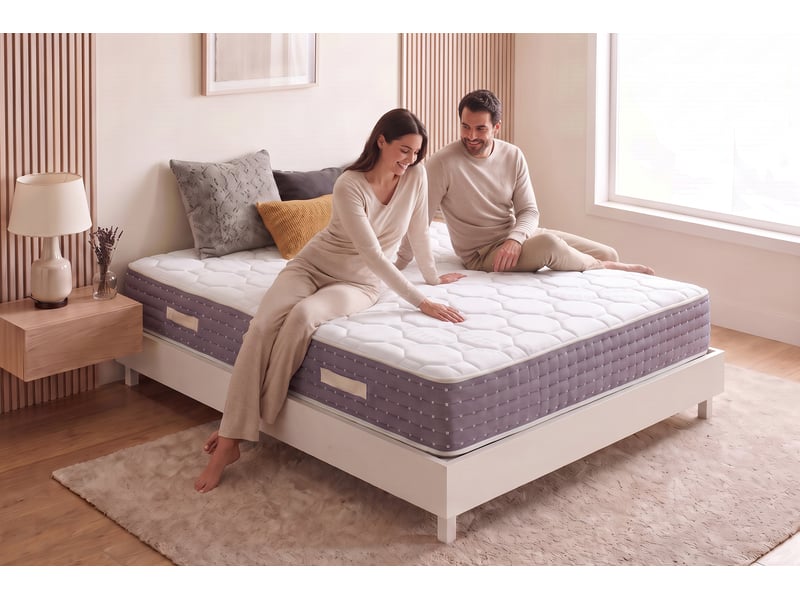  Matelas ressorts ensachés platinum spring multizone 30 cm - 140x180 cm - fermeté élevée- moonia  - Conforama C