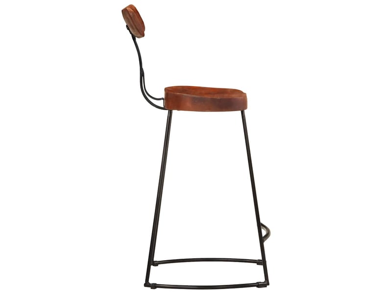  Lot de 2 tabouret de bar, chaise de bar 49x43x88 cm bois de manguier massif  - Conforama C