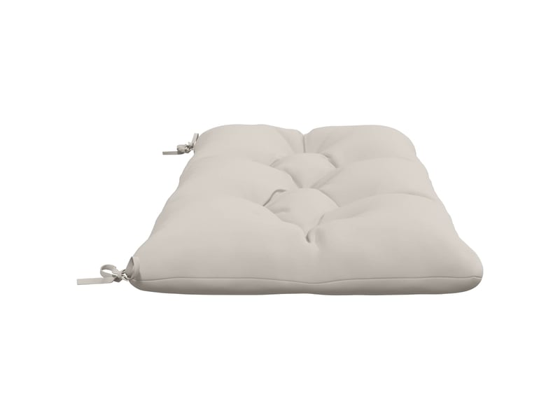 Lot de 2 coussins de banc, coussins d'assise vianen 100 % polyester blanc cf57634 - Conforama D