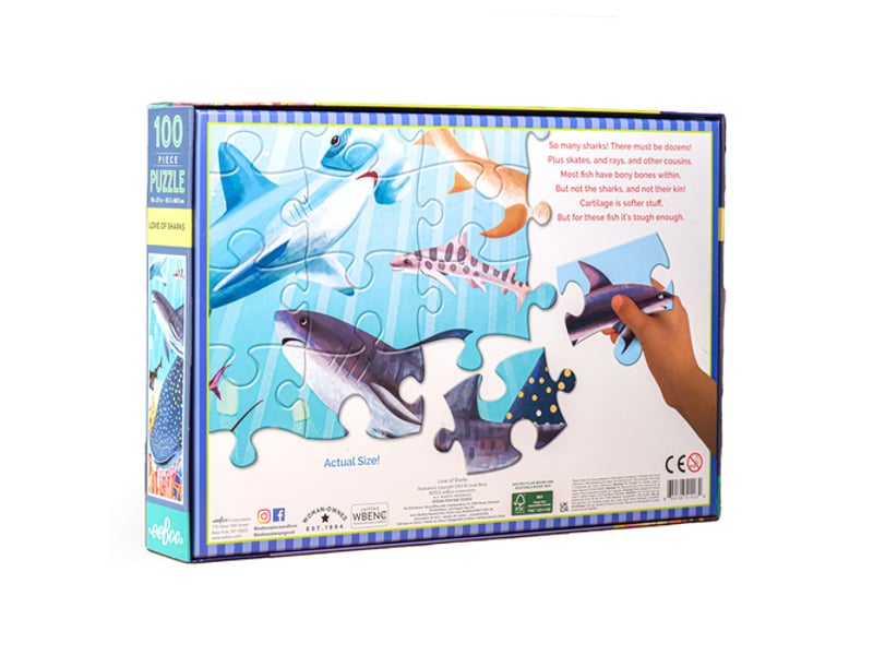  Love of sharks 100 piece puzzle PZSHK - Conforama E