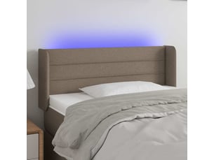 Tete de lit A poser largeur 103 cm taupe