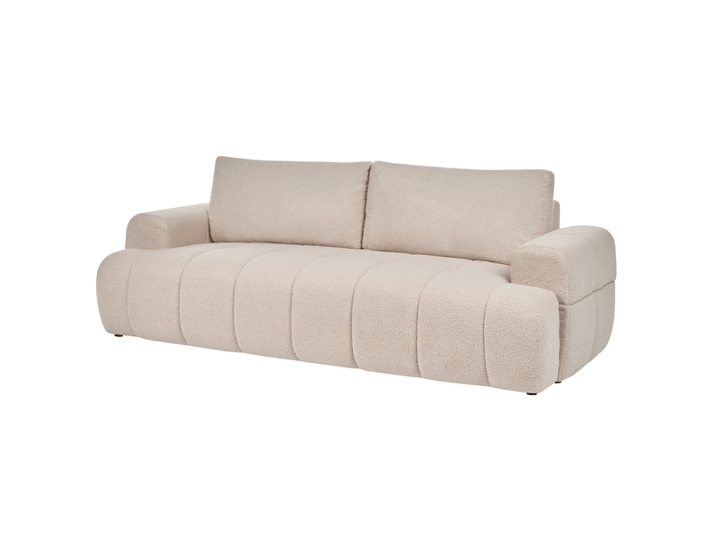 Canapé 3 places narilla bouclé beige  - Conforama E