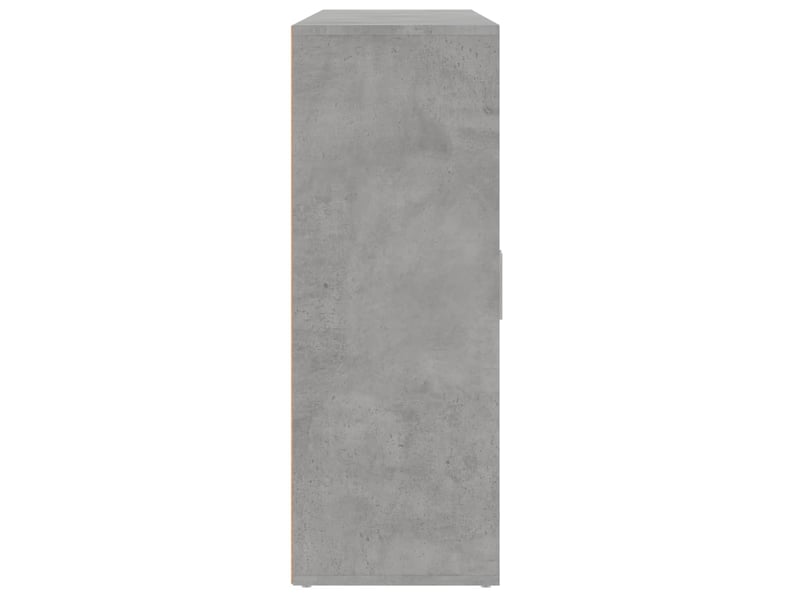  Buffets 3 pcs - bahut - meuble de rangement gris béton 60x31x84 cm bois d'ingénierie  - Conforama E