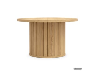 Table basse rond(e) coloris naturel AKORD NUBO - 60 cmx60 cm