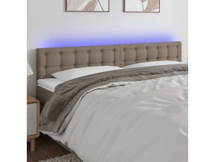 Tete de lit A poser largeur 180 cm taupe