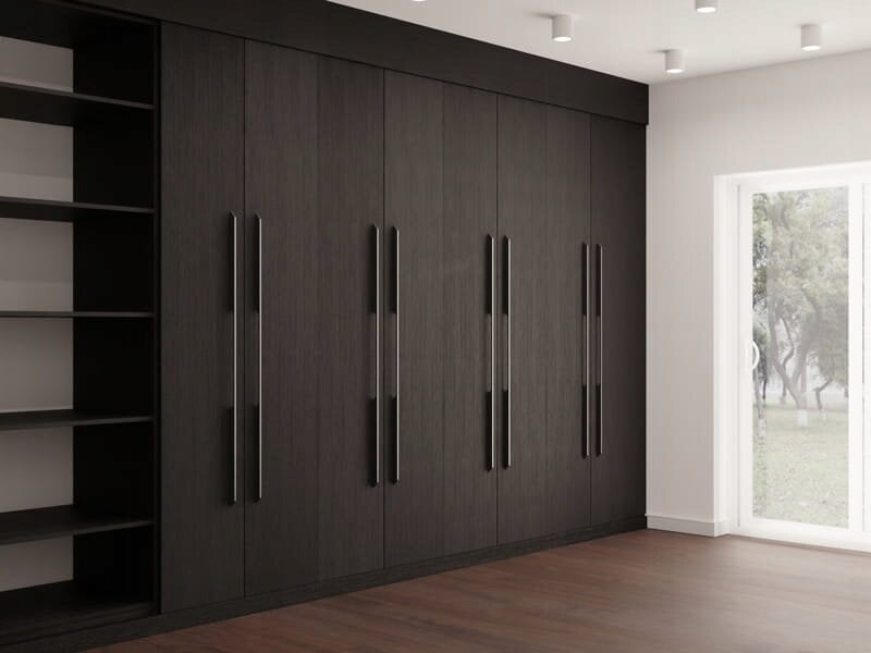  Tirant de meuble, 80 cm, brillant chromé, style loft, atm um-911  - Conforama B