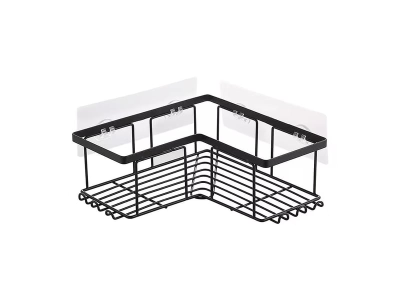  Lot de 2 étagères de douche sans perçage – rangement de salle de bain  - Conforama A