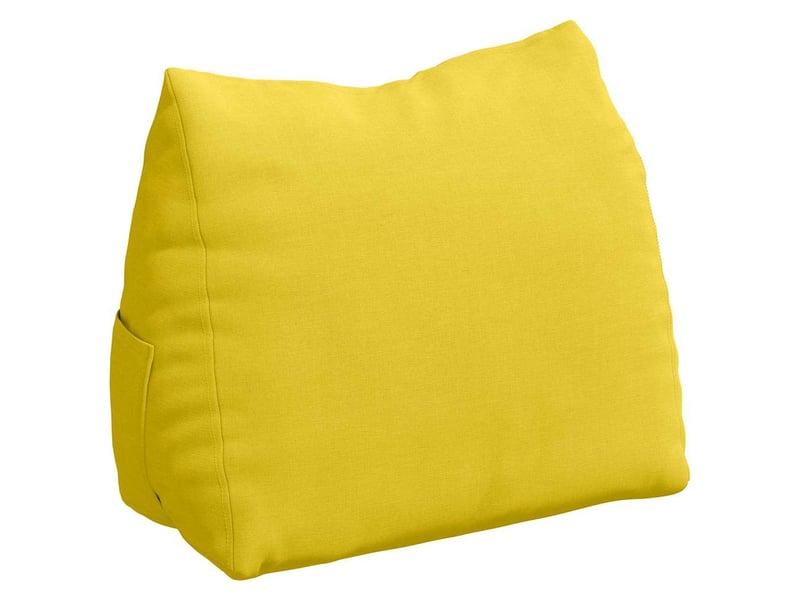  Coussin de dos, coussin de dossier jaune clair 45 x 20 x 35 cm tissu cf54783  - Conforama A