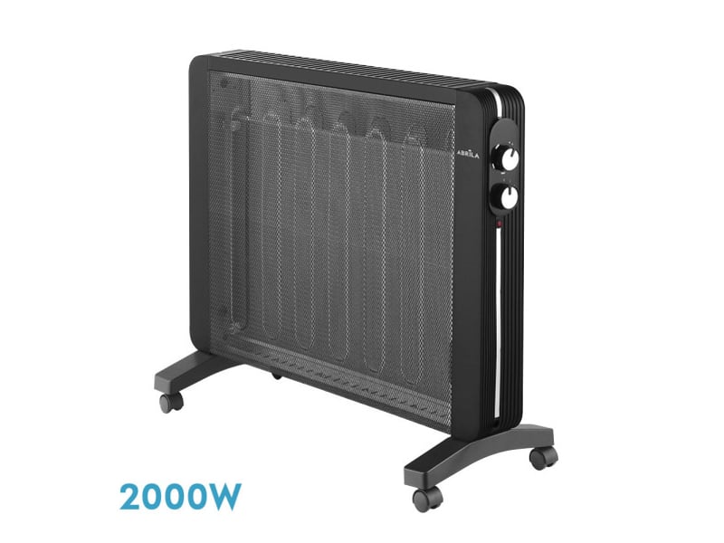  Fabrilamp manglar radiateur mica 2000 w 1 élément noir 228922009 - Conforama A