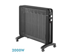 Fabrilamp manglar radiateur mica 2000 w 1 élément noir