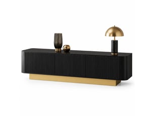 Meuble tv coloris noir 170 cm FLORAGRACE  
