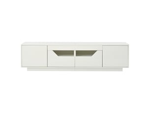 Meuble tv coloris blanc 180 cm   