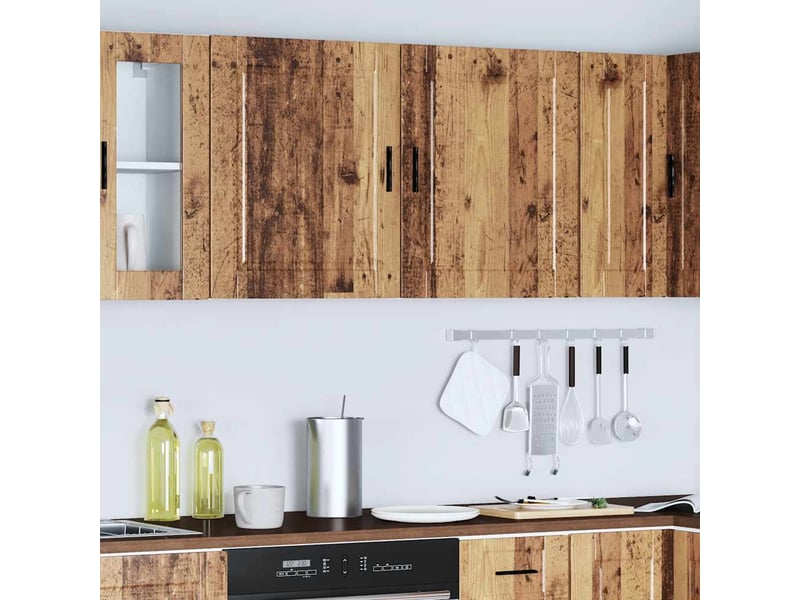 Meuble de rangement, armoires murales de cuisine porto vieux bois - Conforama D